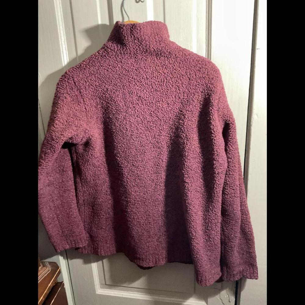 Naturals Cozy Zip-Up Fleece Pullover - Perfect for Cold Weather MEDIUM - Picture 7 of 7